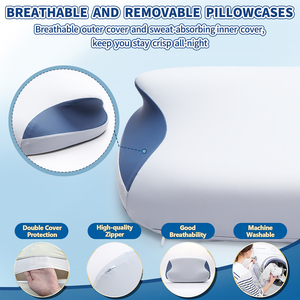 Cổ Gối Ngủ Mới Nhất Phong Cách Làm Việc Bộ Nhớ Cổ Tử Cung Bọt Gối Lớn Cho Ngủ Và Cổ Của Tôi - Product Image 4