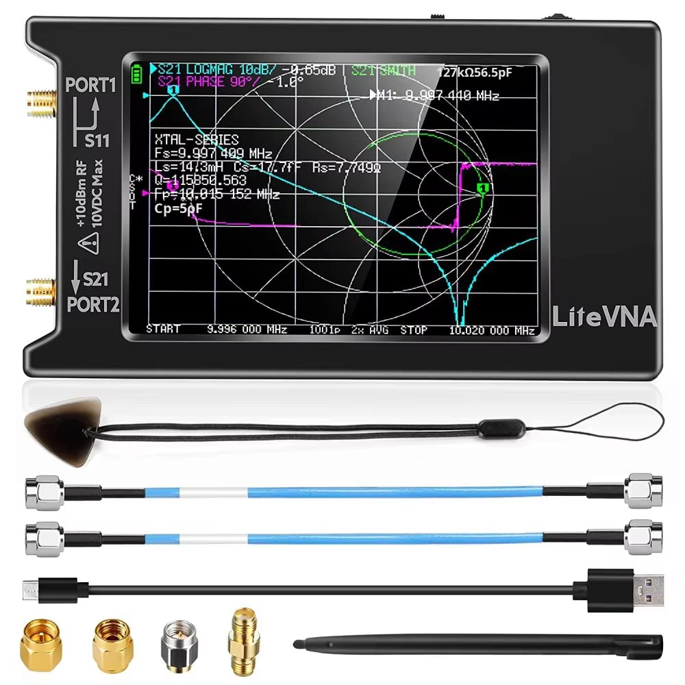 Analyseur de réseau de poche vecteur Litevna 6g noir