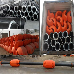 Tubos flotantes de HDPE de varias longitudes y presión de excelente calidad, tubos de dragado flotantes - Product Image 6