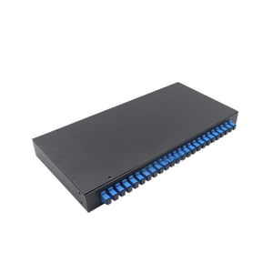 Panel de conexión de fibra óptica OTB de 19 pulgadas con 24 núcleos FMS LIU FOPP ODF 1U SC FC LC ST Caja de montaje en rack para uso FTTH - Product Image 1