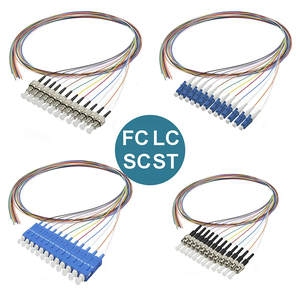 SC UPC MM OM3 0,9mm PVC LSZH Paquete de cable de conexión de fibra interior para 5G/4G/3G WiFi Red de centro de datos FTTX Pigtail Automation - Product Image 6
