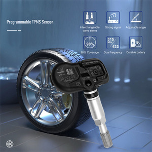Valvole universali Tpms sensore per Land Rove VOLVO auto 433mhz + 315mhz sistema di monitoraggio della pressione pneumatici calibro TPMS sensore - Product Image 3