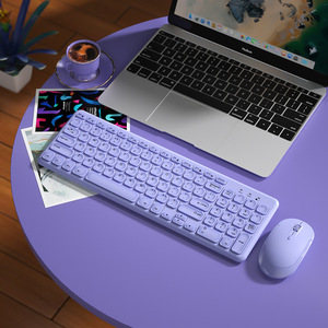 2.4Gワイヤレスキーボードとマウスセット人間工学に基づいたキーボードマルチメディアサイレントマウスコーム (ラップトップコンピューター用) - Product Image 2