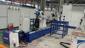 Scaffolding Pipe Automatic Ledger Welding Machine Double Head Circular Seam <strong>Welder</strong> - Product Image 4