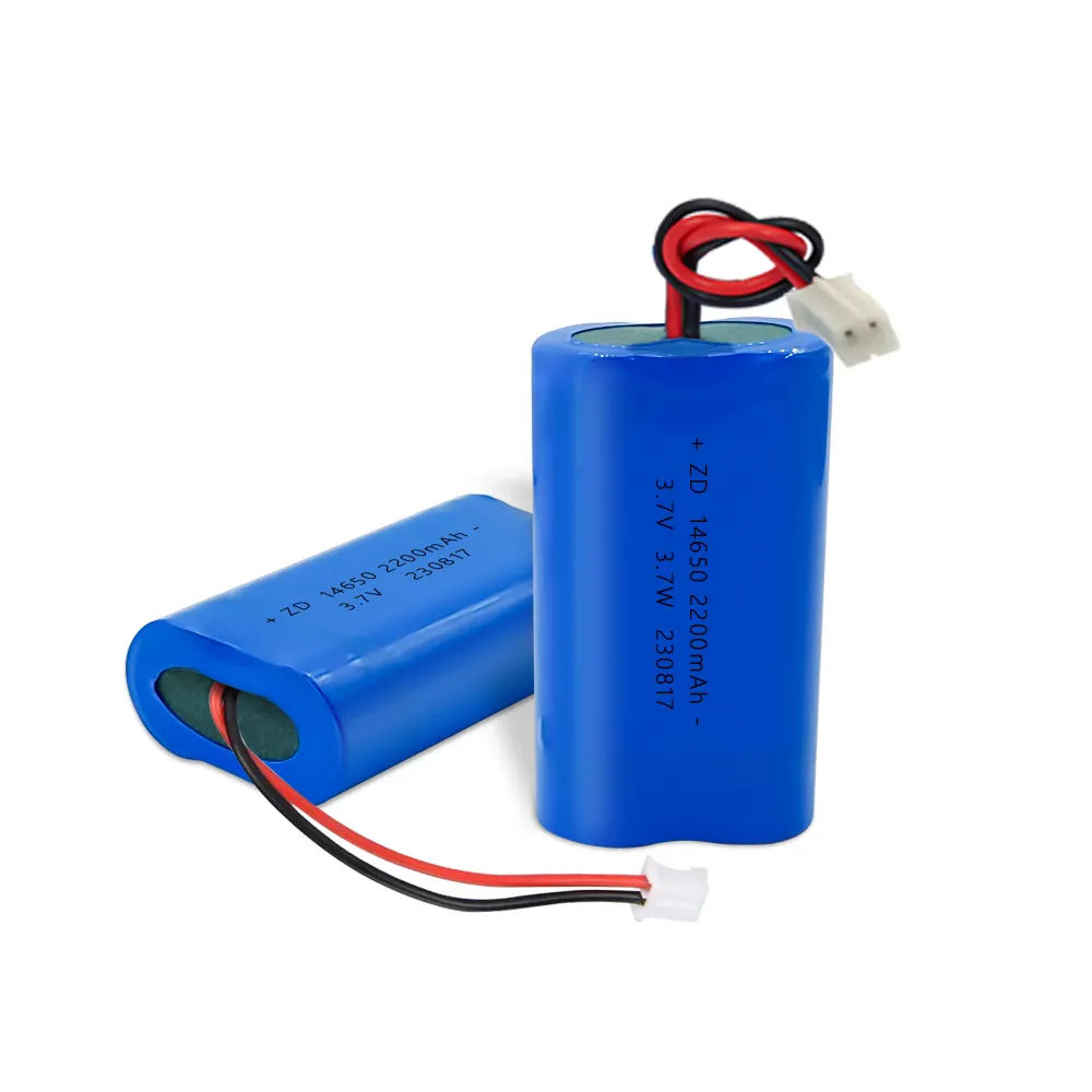 El Paquete de batería de iones de litio ZD 14650 2P 3,7 V 2200mAh se puede utilizar para herramientas eléctricas de ventilador electrodomésticos