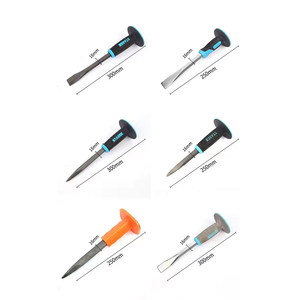 Wholesale Hand <strong>Tools</strong> Stone <strong>Chisel</strong> With Safe Grip Pointed Cold <strong>Chisel</strong> With Rubber Handle - Product Image 3