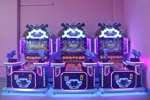 Eğlence ve heyecan için bir silah Arcade ateş etme oyunu makinesi jetonla çalışan simülatör ile Dinibao King - Product Image 3