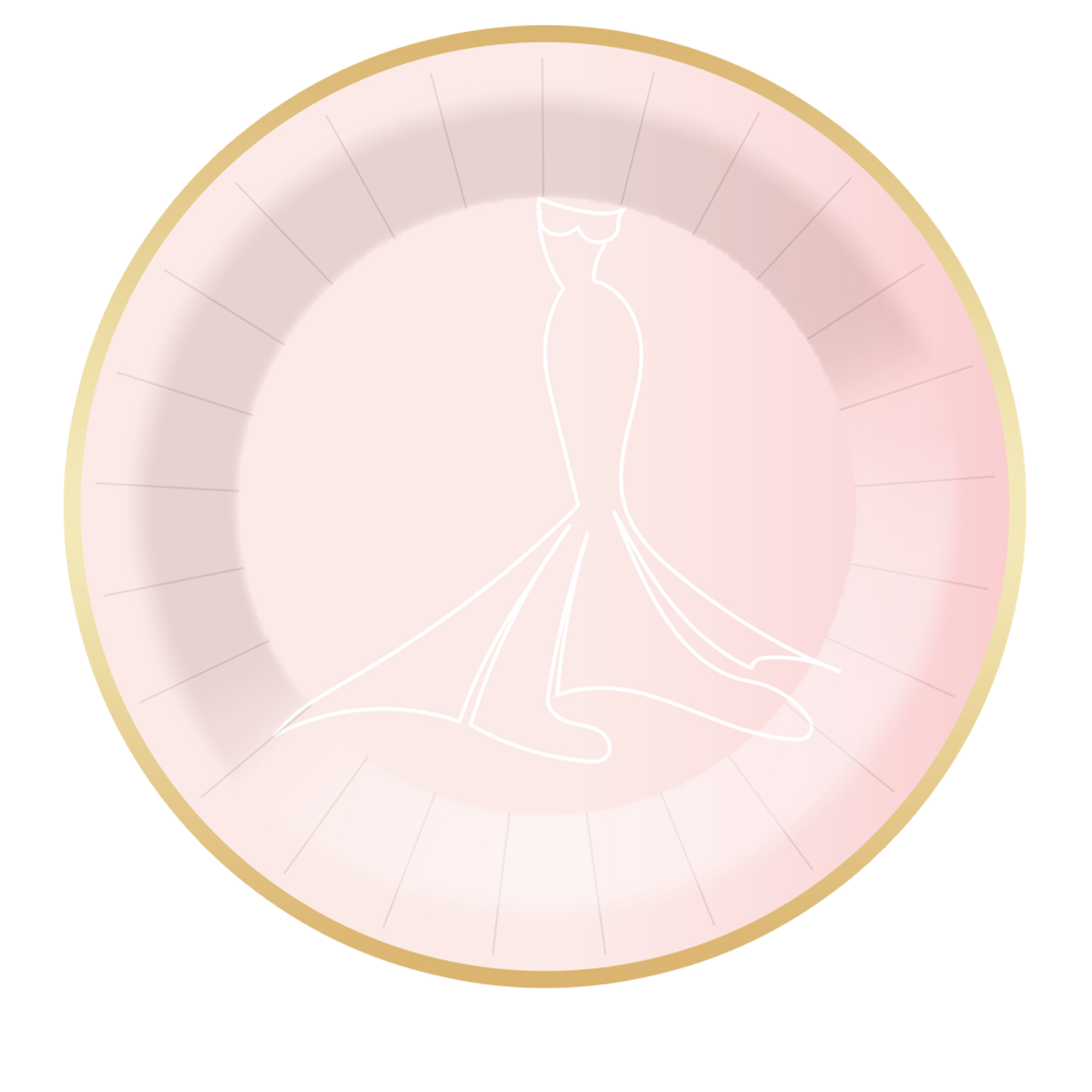 จานกระดาษขนาด 9 นิ้ว*8 ชิ้น