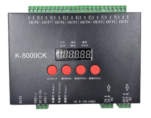 Высокое качество K-8000CK DC5-24V ws2811 Светодиодный 8192 пикселей светодиодный пиксель контроллер SD Карты Контроллера - Product Image 2