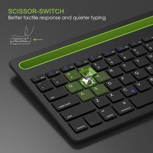 Clavier Bluetooth para tablette teclado inalámbrico BT Broadcom Bluetooth 3,0 teclado para 5 pulgadas Android Tablet PC y teléfono - Product Image 3
