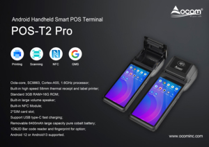 Dispositivo de sistema Pos de pantalla táctil inteligente Android 13 de 6 pulgadas Terminal Pos portátil de mano móvil de 8 núcleos con impresora - Product Image 6