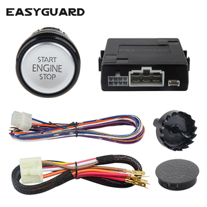 EASYGUARDユニバーサルプッシュボタンスタートストップリモートエンジンスタートオプションプッシュツースタートスイッチACC ON OFF - Product Image 1