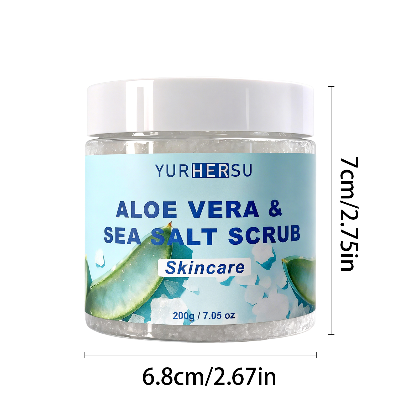 Exfoliante de Aloe Vera y Sal Marina