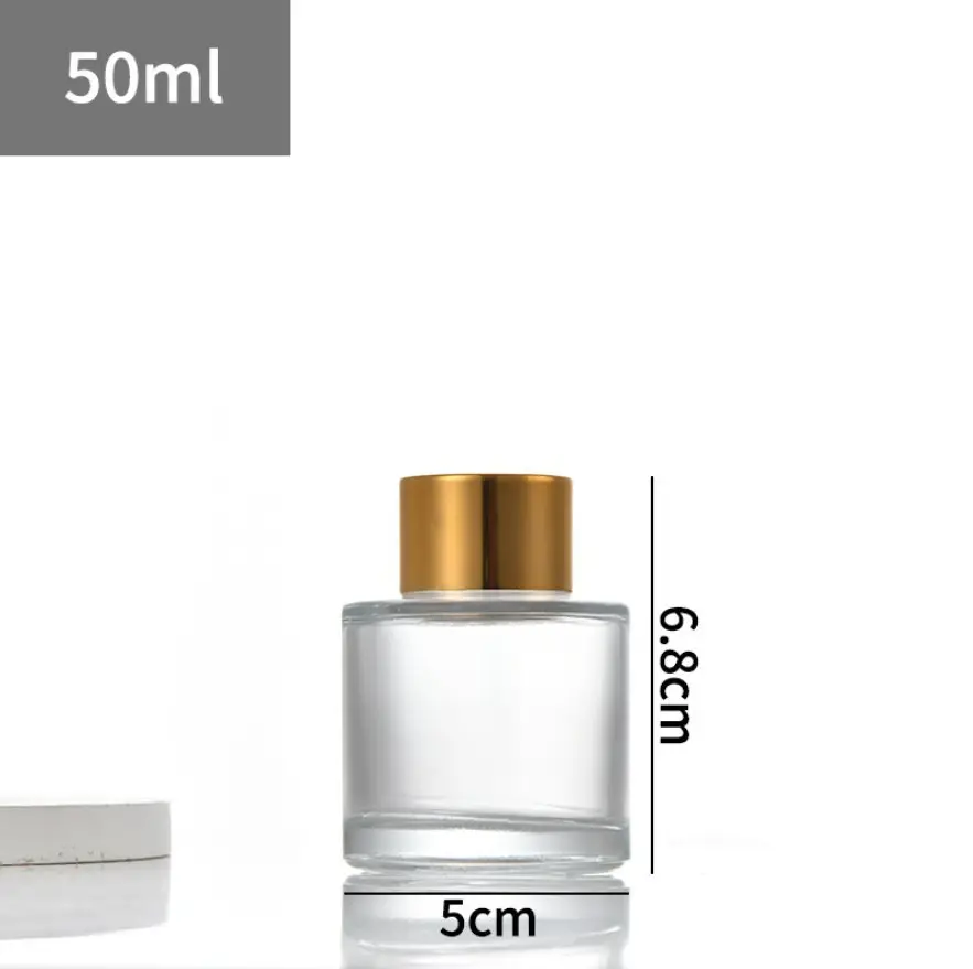 Flacon en verre avec Spray rechargeable 50ml, 1 pièce, de luxe, de haute qualité, fabrication de magnifique bouteille de parfum
