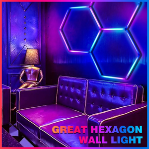 Nuovo arrivo RGB Led atmosfera luce personalizzabile a nido d'ape luce esagonale Led per Dj Disco Ktv Bar Party Stage - Product Image 4
