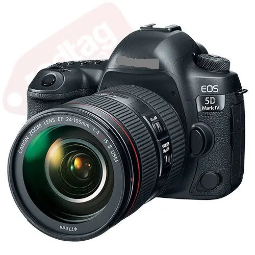 كاميرا ذات العدسة الأحادية العاكسة العاكسة العاكسة ذات الإطار الكامل 30.4 ميجا بيكسل 5D Mark IV + عدسة EF 24-105mm f/4L IS II USM للبيع بشكل خاص