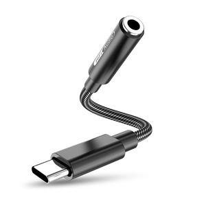 Usb-c至3.5毫米耳机插孔适配器音频适配器电缆3.5毫米耳机连接器USB Aux音频转换器 - Product Image 6