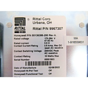 <strong>Rittal</strong> 9967307 50136386-250 Fan Alarm Assembly 71-2 50136386-250 One Year Warranty - Product Image 5