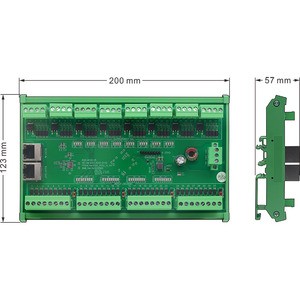 hochwertiges individuelles analogues 32di io modus modul ethercat canbus io modul für plc - Product Image 3