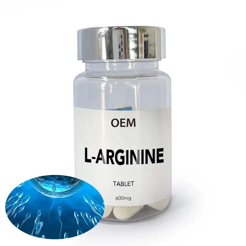 Tabletas de arginina de aminoácidos de etiqueta privada, botas de suplemento deportivo, pastillas de l-arginina energética, tabletas de l arginina