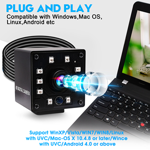ELP 2MP 1080P kızılötesi geniş açı USB kamera CMOS OV2710 MJPEG 120fps/60fps/30fps yüksek kare hızı gece görüş USB - Product Image 6