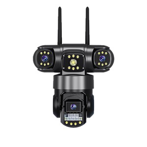 V380pro Wireless security <strong>Camera</strong> Three-Lens Remote <strong>Intercom</strong> with Pan-Tilt <strong>Function</strong> CMOS Sensor Cloud Data Storage <strong>IP</strong> Network - Product Image 2