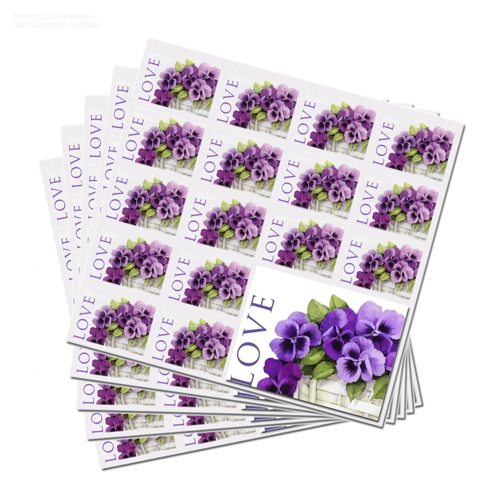 2010 Love-Purple Orchid in Snow A137