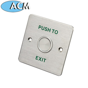 Sistema di controllo accessi interruttore a pulsante di uscita in metallo in acciaio inox pulsante con luce a Led porta aperta pulsante Push to Exit - Product Image 1