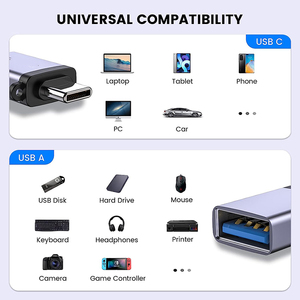 USBアダプターUSB 3.0への高速データ転送USB CラップトップAC出力のためのUSBアダプターへのメス - Product Image 4