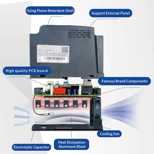 JHI780 1.5KW <strong>Variable</strong> <strong>Frequency</strong> <strong>Drive</strong> Controller 220V Inverter <strong>Output</strong> <strong>3</strong> <strong>Phase</strong> Motor Speed Control AC Vfd Inverter Motor - Product Image 3