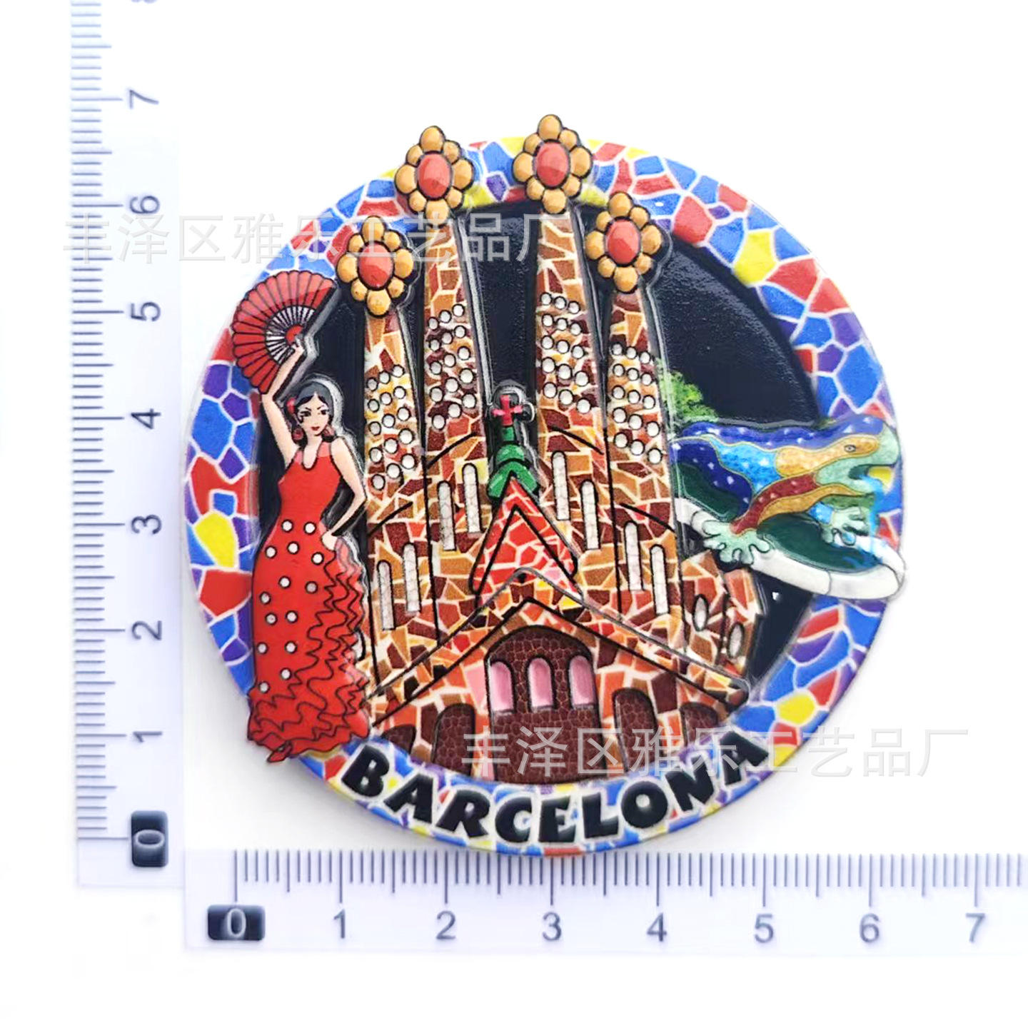 Barcelona landmark-resin