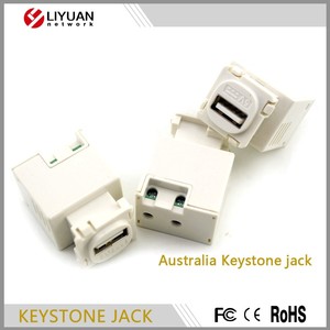 LIYUAN, nuevo tipo australiano, Conector de Cable de red Keystone Jack de 2mm para redes de China - Product Image 5
