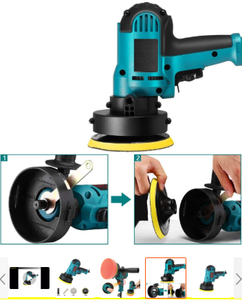 Máy đánh bóng xe công suất cao 125mm cầm tay với miếng đệm máy 5 inch dụng cụ tẩy lông sàn điện để sửa chữa vết xước bề mặt gỗ - Product Image 5