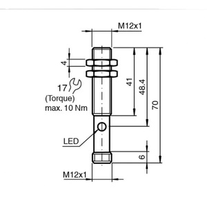 Factory Spot Price P+F UB200-12GM-I-V1 <strong>Inductive</strong> <strong>Sensor</strong> 4 MA <strong>Analog</strong> <strong>Output</strong>... 20 MA Measurement Window Is Adjustable - Product Image 2