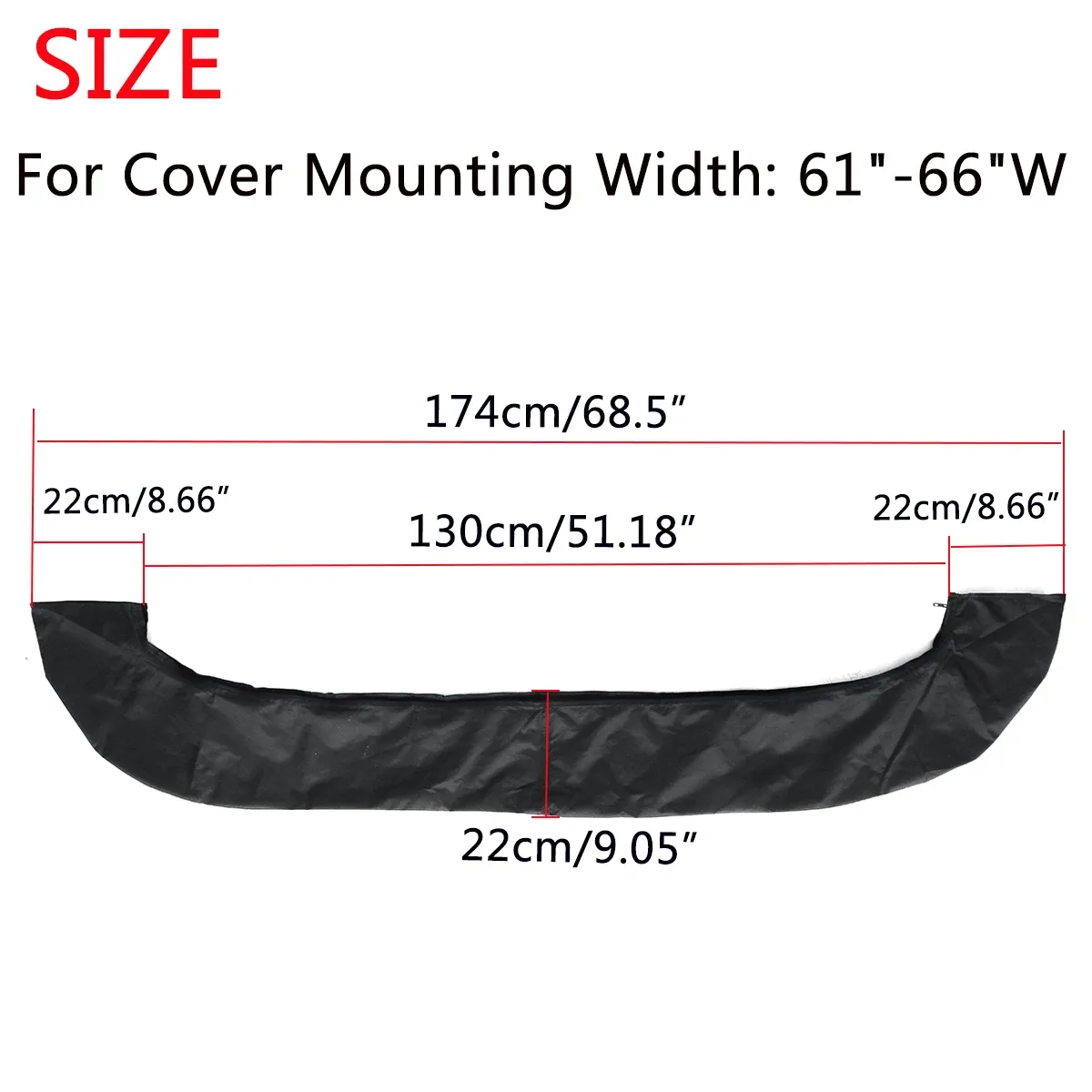 Black 61-66w