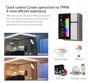 Tuya nuovo design tuya 3.5 ''schermo centrale 3 bande pulsanti Wifi interruttore casa Tuya controllo controllo intelligente interruttore di controllo della casa Mini EU - Product Image 6