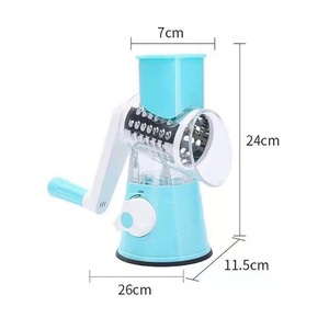 3 in 1 Vegetable Slicer <strong>Swift</strong> Rotary Drum Grater Nut Shredder Veggie <strong>Cutter</strong> Peeler Spiralizer Cheese Chopper Vegetable Shredder - Product Image 6