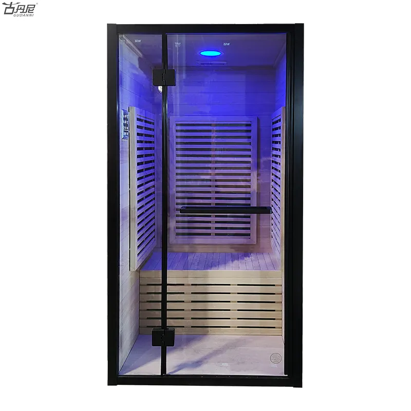 Spektrum raum für 1 Person Infrarot Sauna raum Home Spa Fitness