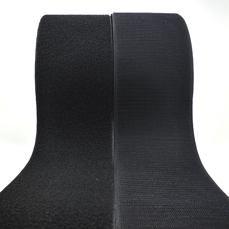 Black 16mm Hook+Loop