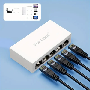 PIX-LINK 5 porte Mini Plug-and-Play 100M Ethernet interruttore di rete Wireless AP Camera per Computer Router POE Stock interruttore Desktop - Product Image 1
