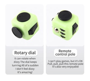 新着ダイスポップアップスピナーポッパーフィジェットおもちゃマジックインフィニットアンチストレスキューブ - Product Image 2