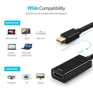 FARSINCE Mini <strong>DisplayPort</strong> Mini DP to 4K <strong>HDMI</strong> 2.0 Converter <strong>HDMI</strong> Out to <strong>DisplayPort</strong> in Adapter up to 4K 60hz - Product Image 6