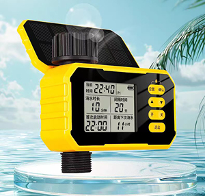 Energia solare impermeabile digitale irrigazione Timer acqua cortile giardino automatico bidirezionale valvola di controllo - Product Image 3