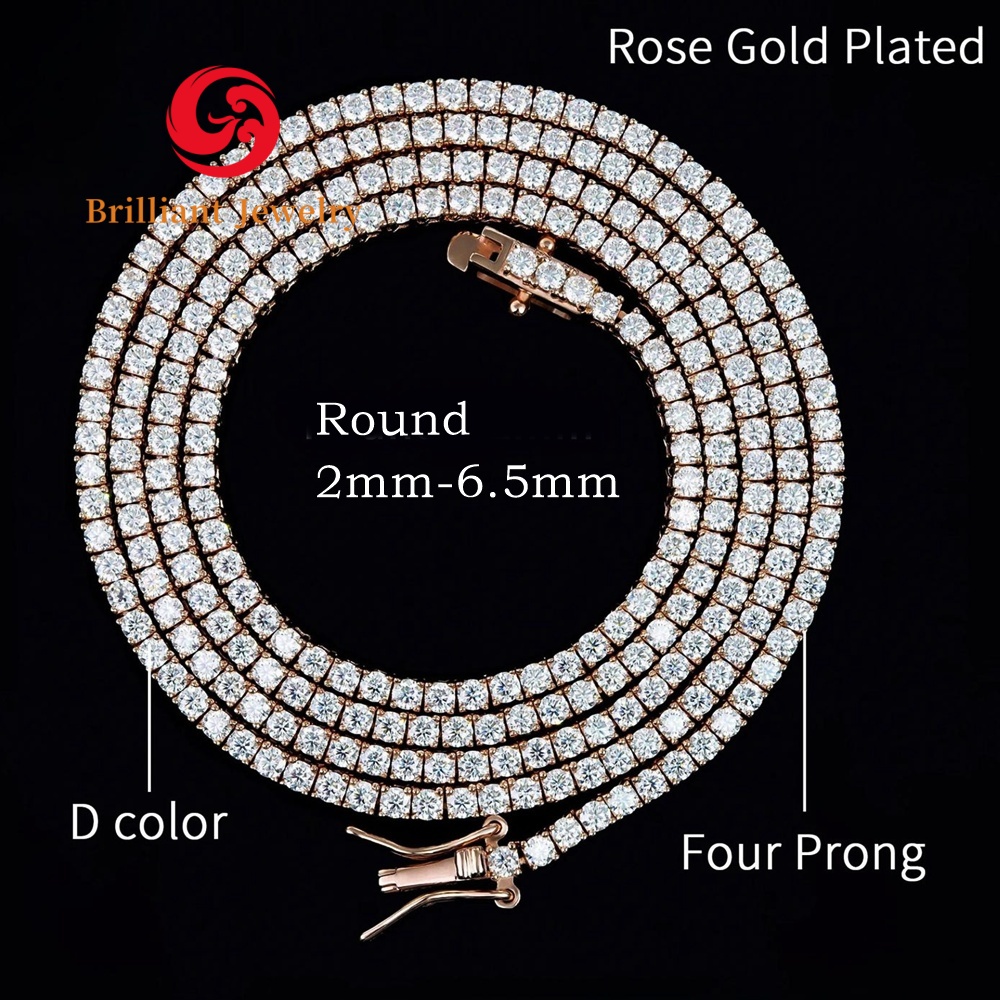 Plaqué or rose S925