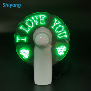 Benutzerdefinierte software programm led-anzeige mini fan selbst programmierbare LED custom message fan - Product Image 2