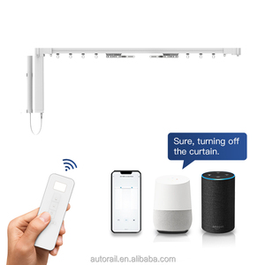 Умная домашняя система занавеса Zigbee литиевая батарея Alexa мотор индивидуальное электрическое Голосовое управление - Product Image 6