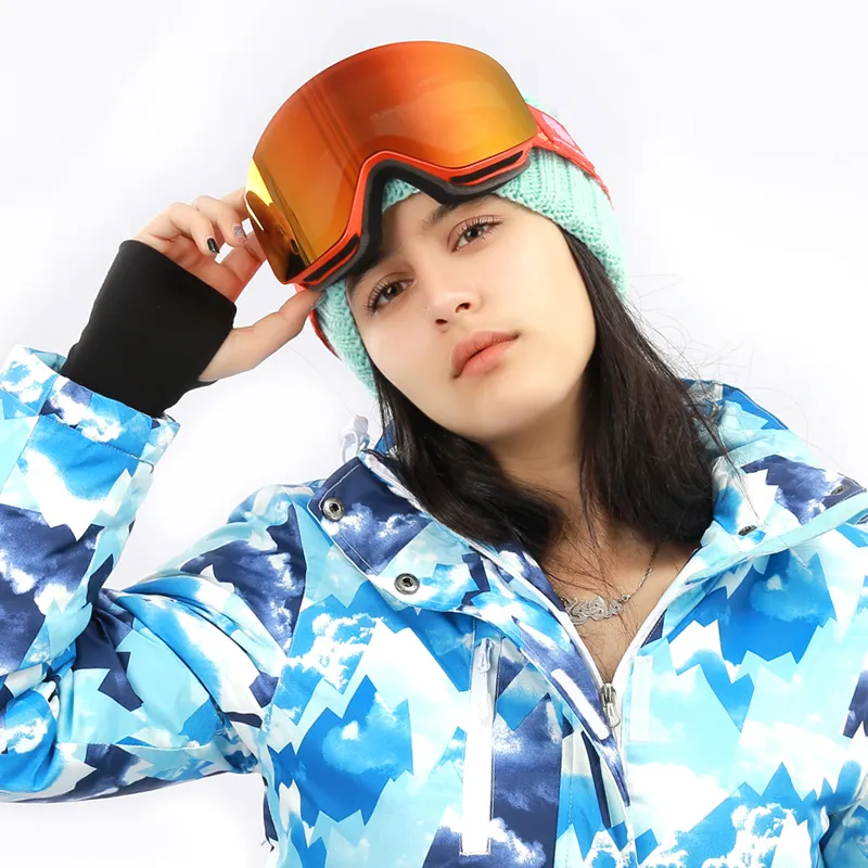 Gafas de esquí antiniebla polarizadas, uv400, deportes de invierno