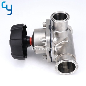 不锈钢无菌 T 型三通隔膜阀 DN50-DN40 - Product Image 4