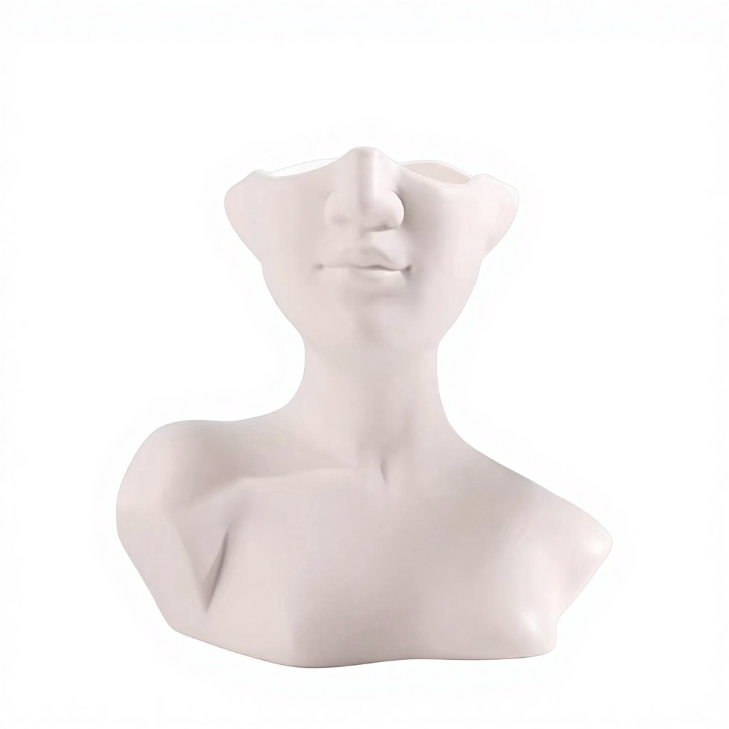 bianco - Semplice - 15*8*14 cm