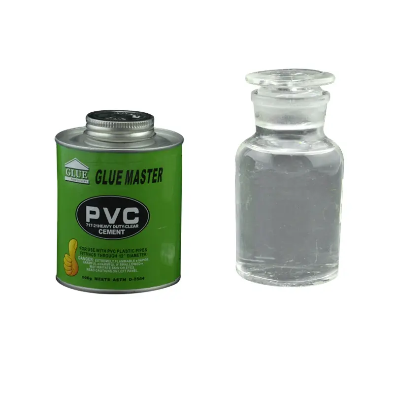 Pegamento adhesivo transparente para CPVC UPVC, tubo de agua de PVC, cemento solvente, S100